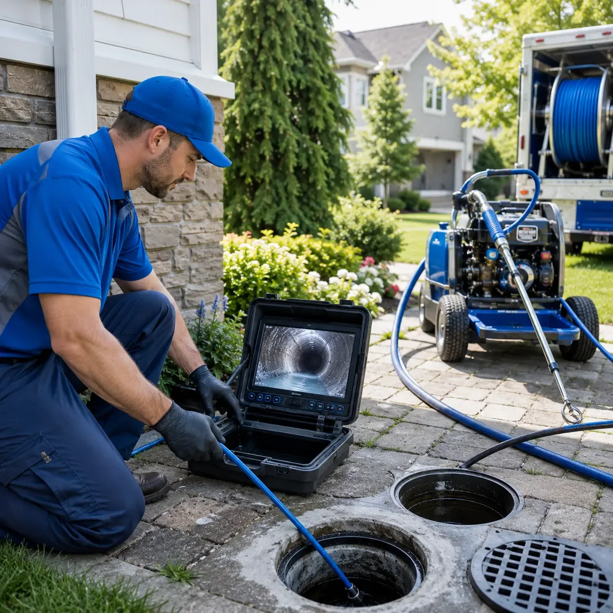 Outdoor drain cleaning professionals serving Moundsville, WV